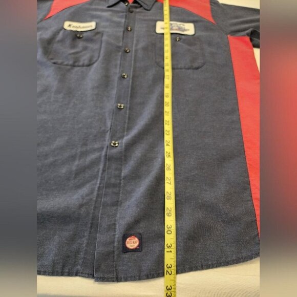 Red Kap Men's Color Block Work Shirt, Size Xlarge - Picture 8 of 8